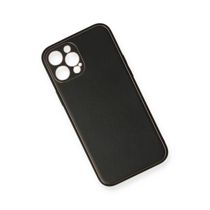Newface iPhone 12 Pro Kılıf Coco Deri Silikon Kapak