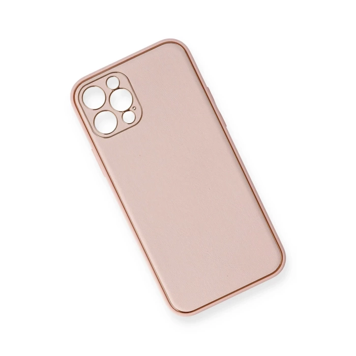 Newface iPhone 12 Pro Kılıf Coco Deri Silikon Kapak
