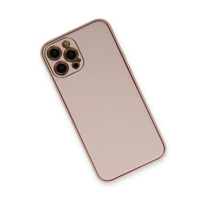 Newface iPhone 12 Pro Kılıf Coco Deri Silikon Kapak