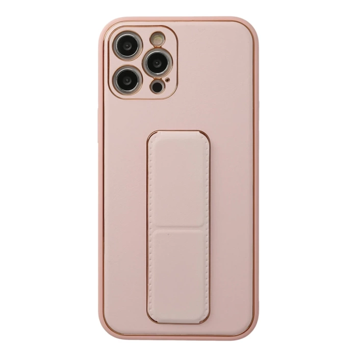 Newface iPhone 12 Pro Kılıf Coco Deri Standlı Kapak