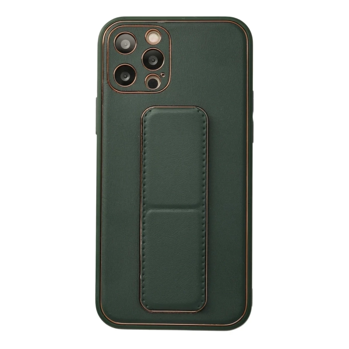 Newface iPhone 12 Pro Kılıf Coco Deri Standlı Kapak