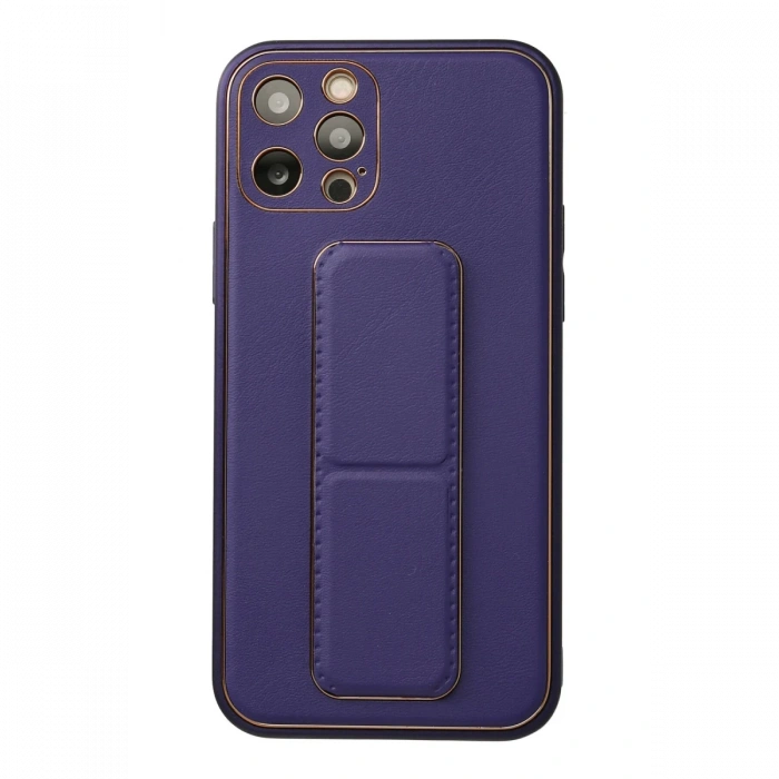 Newface iPhone 12 Pro Kılıf Coco Deri Standlı Kapak