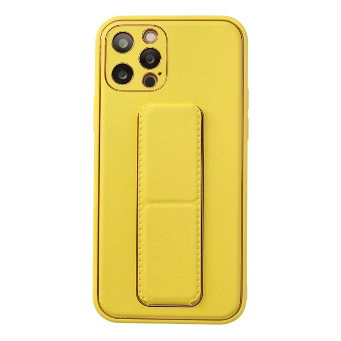 Newface iPhone 12 Pro Kılıf Coco Deri Standlı Kapak