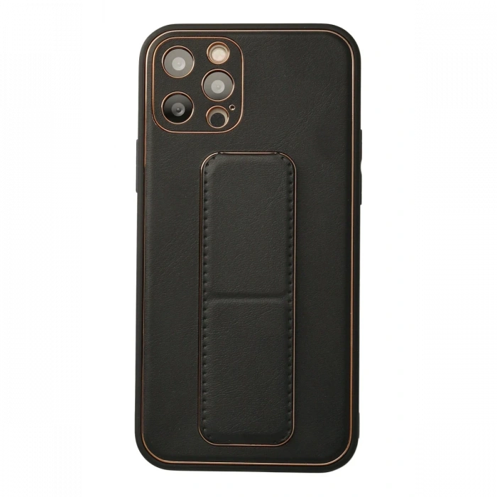 Newface iPhone 12 Pro Kılıf Coco Deri Standlı Kapak