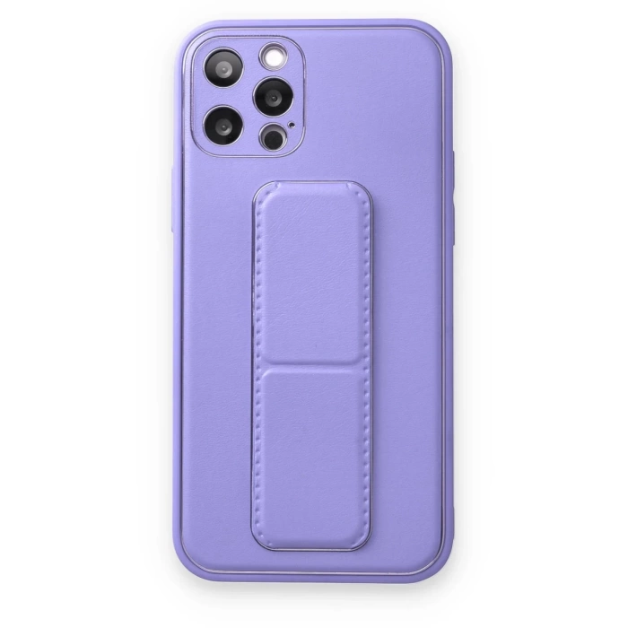 Newface iPhone 12 Pro Kılıf Coco Deri Standlı Kapak