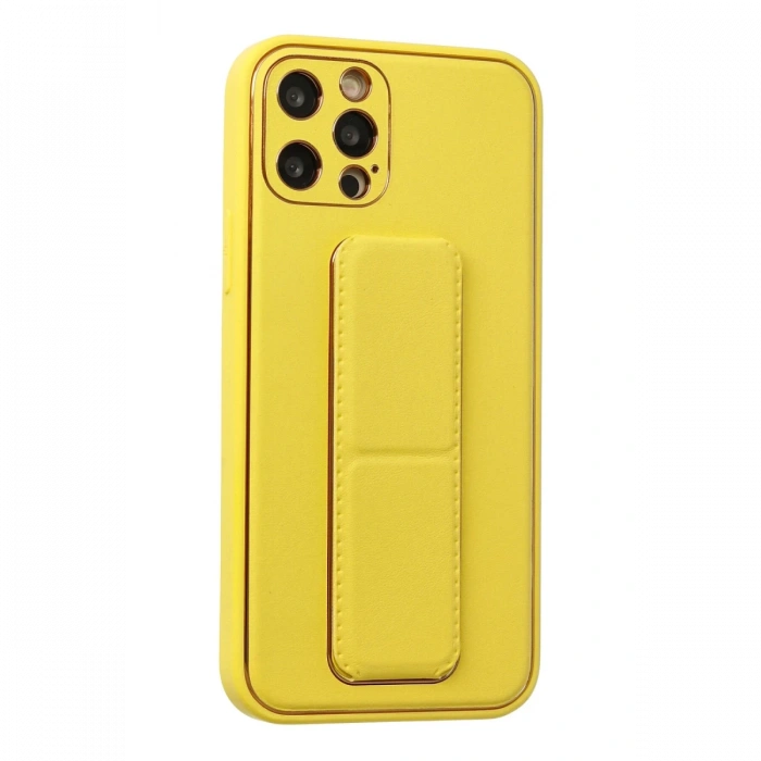 Newface iPhone 12 Pro Kılıf Coco Deri Standlı Kapak