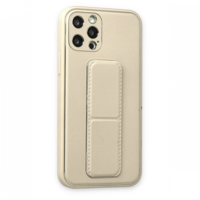Newface iPhone 12 Pro Kılıf Coco Deri Standlı Kapak