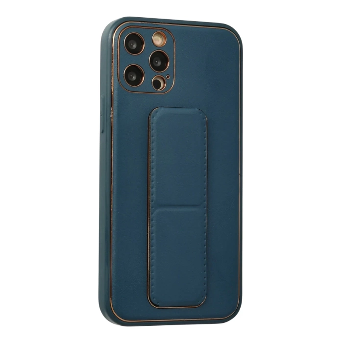 Newface iPhone 12 Pro Kılıf Coco Deri Standlı Kapak