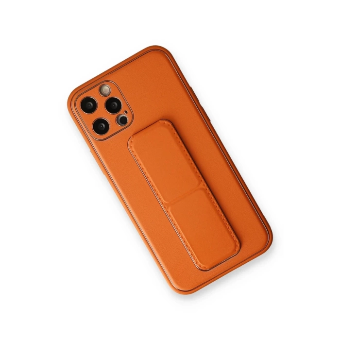 Newface iPhone 12 Pro Kılıf Coco Deri Standlı Kapak