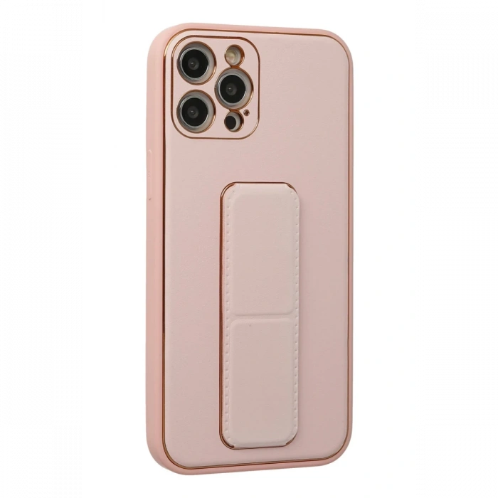 Newface iPhone 12 Pro Kılıf Coco Deri Standlı Kapak