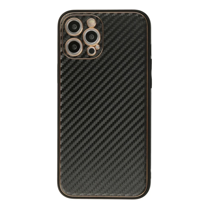 Newface iPhone 12 Pro Kılıf Coco Karbon Silikon