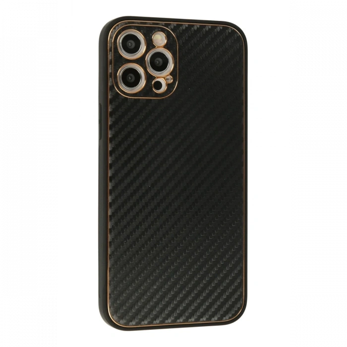 Newface iPhone 12 Pro Kılıf Coco Karbon Silikon