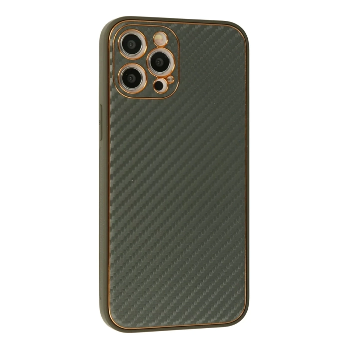 Newface iPhone 12 Pro Kılıf Coco Karbon Silikon