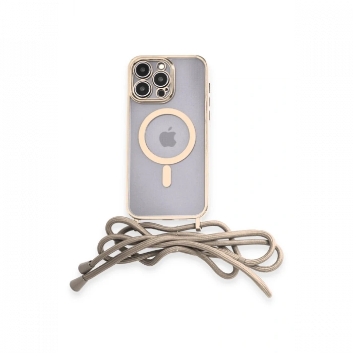 Newface iPhone 12 Pro Kılıf Divo Lazer Askılı Magsafe Kapak