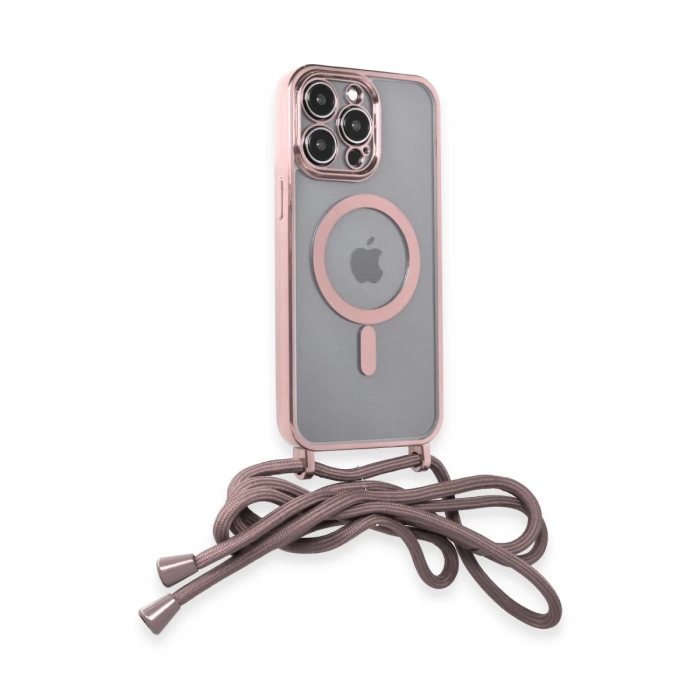 Newface iPhone 12 Pro Kılıf Divo Lazer Askılı Magsafe Kapak