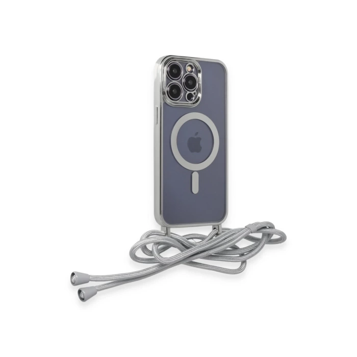 Newface iPhone 12 Pro Kılıf Divo Lazer Askılı Magsafe Kapak