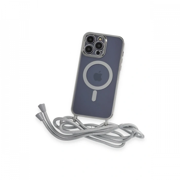 Newface iPhone 12 Pro Kılıf Divo Lazer Askılı Magsafe Kapak