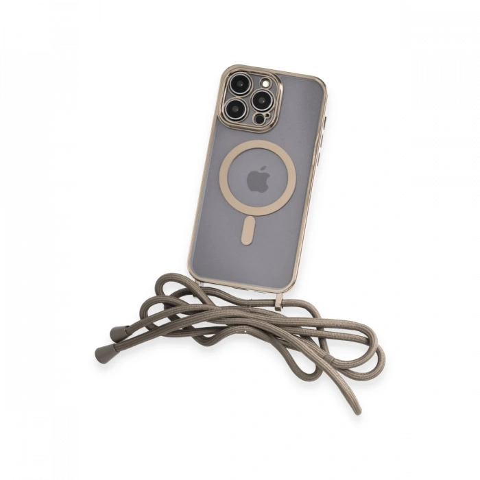 Newface iPhone 12 Pro Kılıf Divo Lazer Askılı Magsafe Kapak