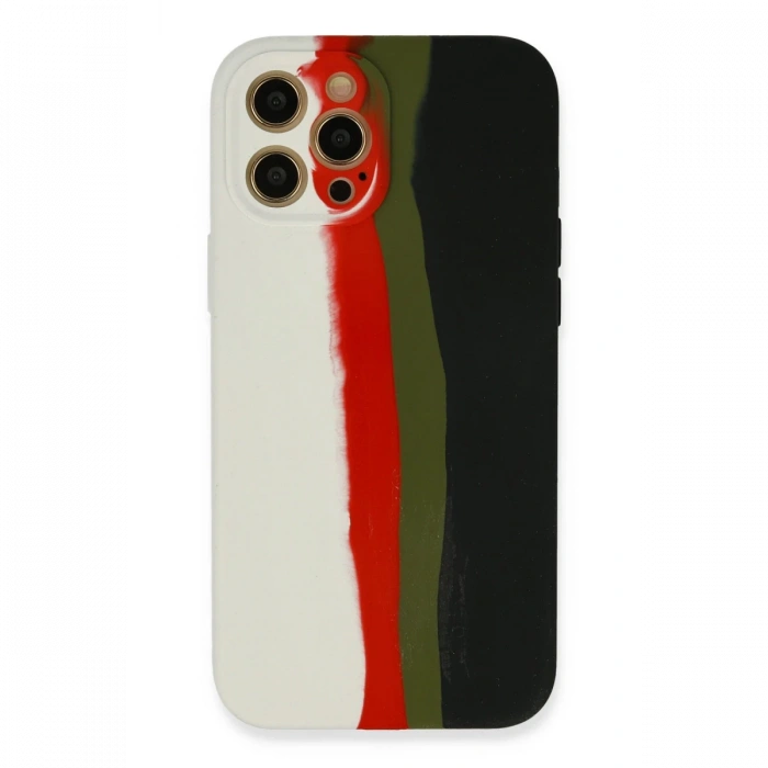 Newface iPhone 12 Pro Kılıf Ebruli Lansman Silikon