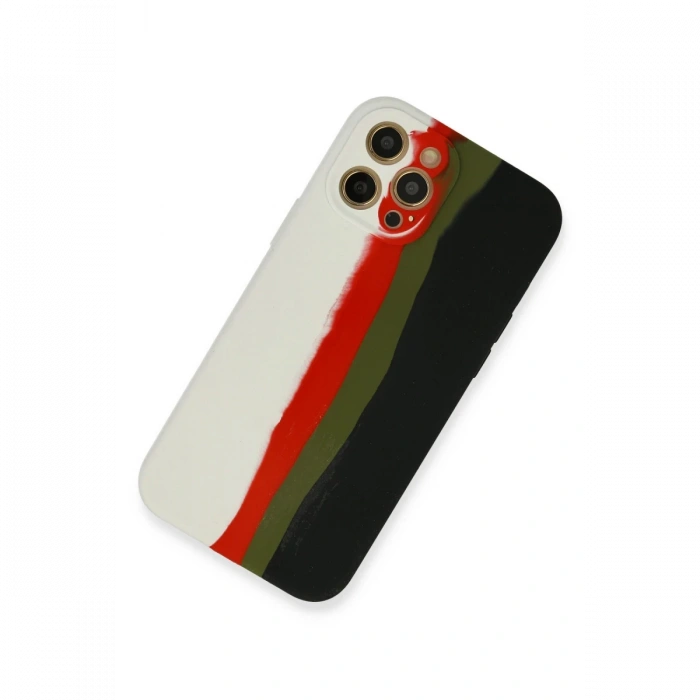 Newface iPhone 12 Pro Kılıf Ebruli Lansman Silikon