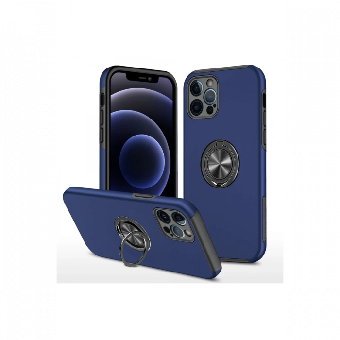 Newface iPhone 12 Pro Kılıf Elit Yüzüklü Kapak