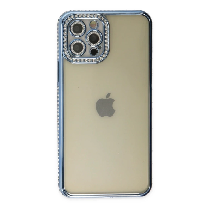 Newface iPhone 12 Pro Kılıf Joke Taşlı Silikon