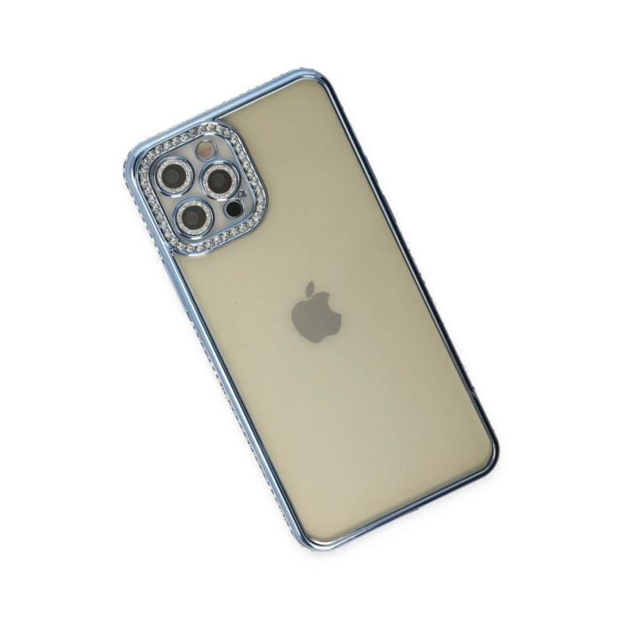 Newface iPhone 12 Pro Kılıf Joke Taşlı Silikon