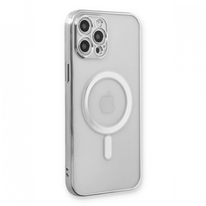 Newface iPhone 12 Pro Kılıf Magneticsafe Lazer Silikon