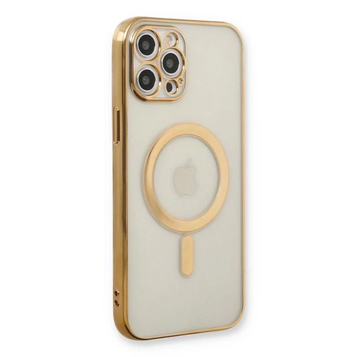 Newface iPhone 12 Pro Kılıf Magneticsafe Lazer Silikon