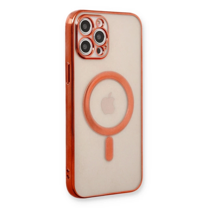 Newface iPhone 12 Pro Kılıf Magneticsafe Lazer Silikon