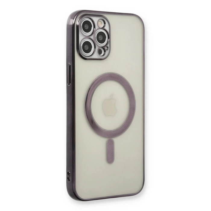 Newface iPhone 12 Pro Kılıf Magneticsafe Lazer Silikon