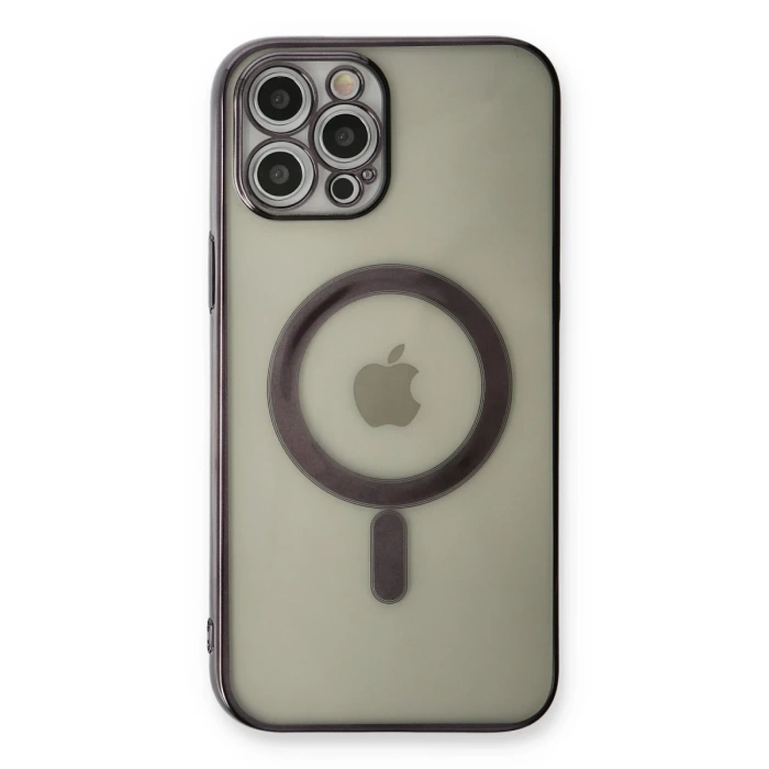 Newface iPhone 12 Pro Kılıf Magneticsafe Lazer Silikon