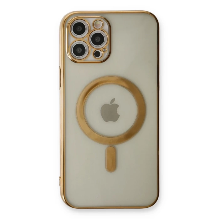 Newface iPhone 12 Pro Kılıf Magneticsafe Lazer Silikon