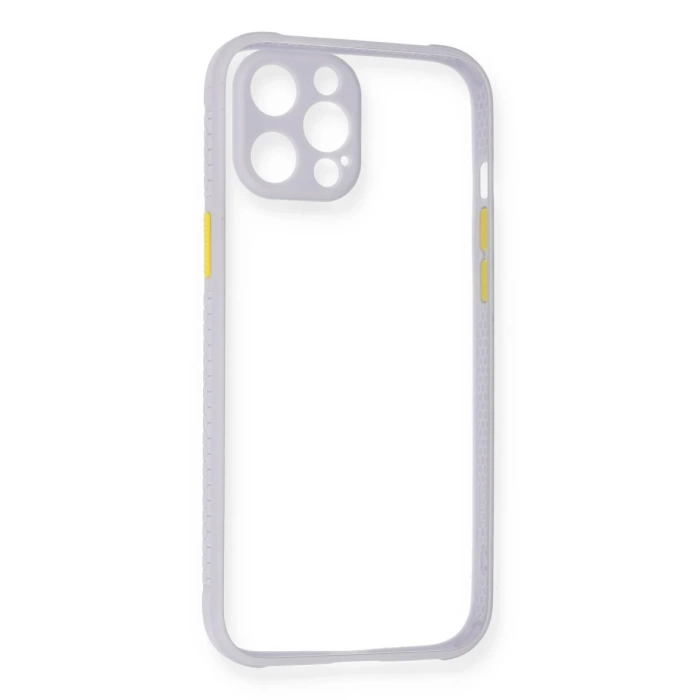 Newface iPhone 12 Pro Kılıf Miami Şeffaf Silikon