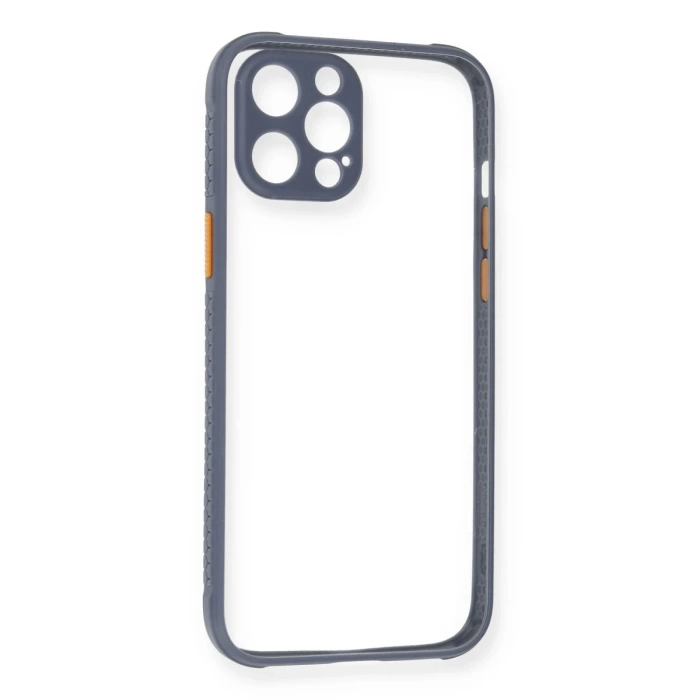Newface iPhone 12 Pro Kılıf Miami Şeffaf Silikon