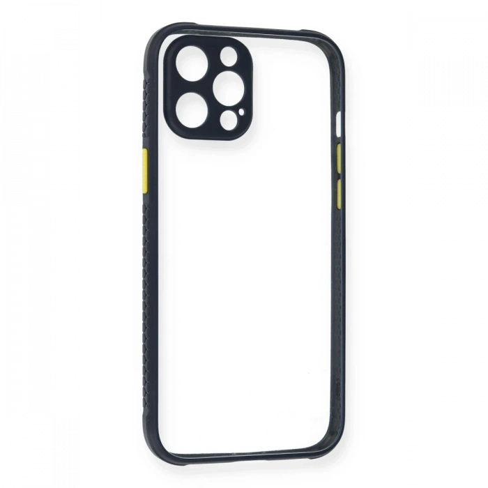 Newface iPhone 12 Pro Kılıf Miami Şeffaf Silikon