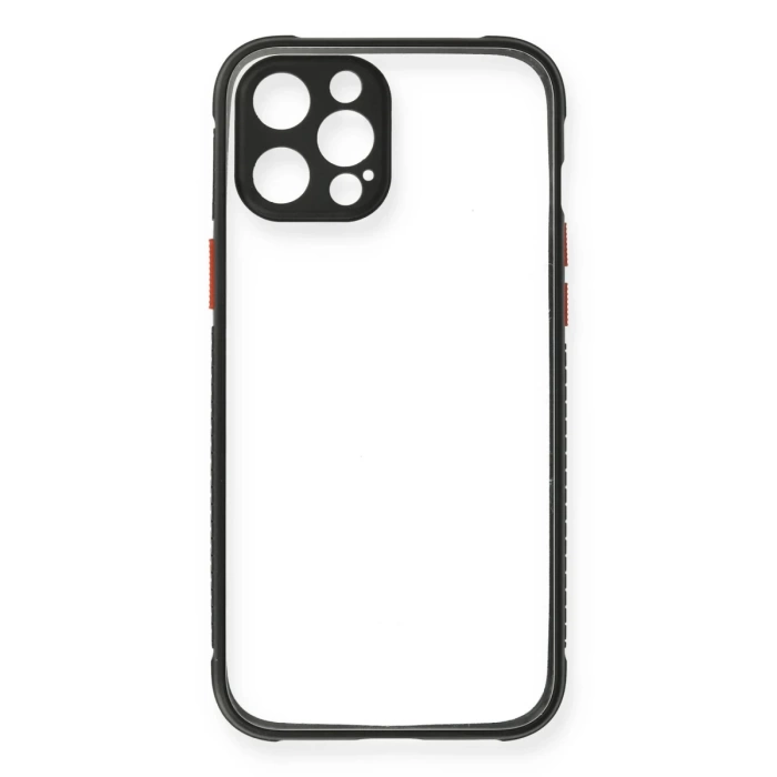 Newface iPhone 12 Pro Kılıf Miami Şeffaf Silikon