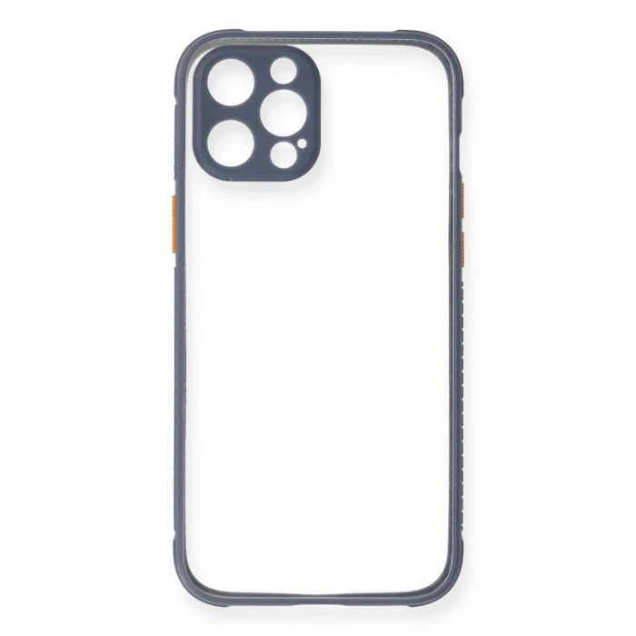 Newface iPhone 12 Pro Kılıf Miami Şeffaf Silikon