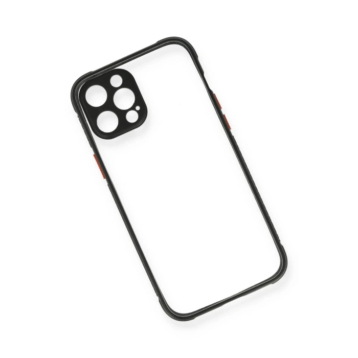 Newface iPhone 12 Pro Kılıf Miami Şeffaf Silikon