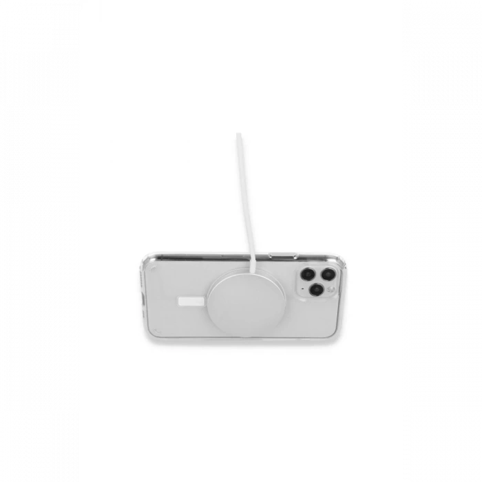 Newface iPhone 12 Pro Kılıf Pc Real Magsafe Kapak - Şeffaf