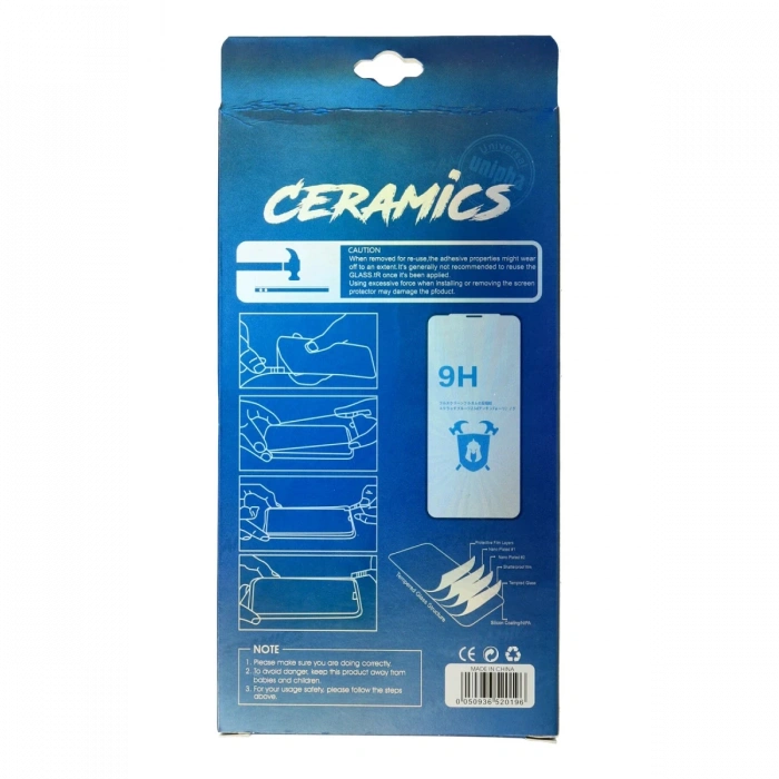 iPhone 12 Pro Max 34D Izgaralı Cam