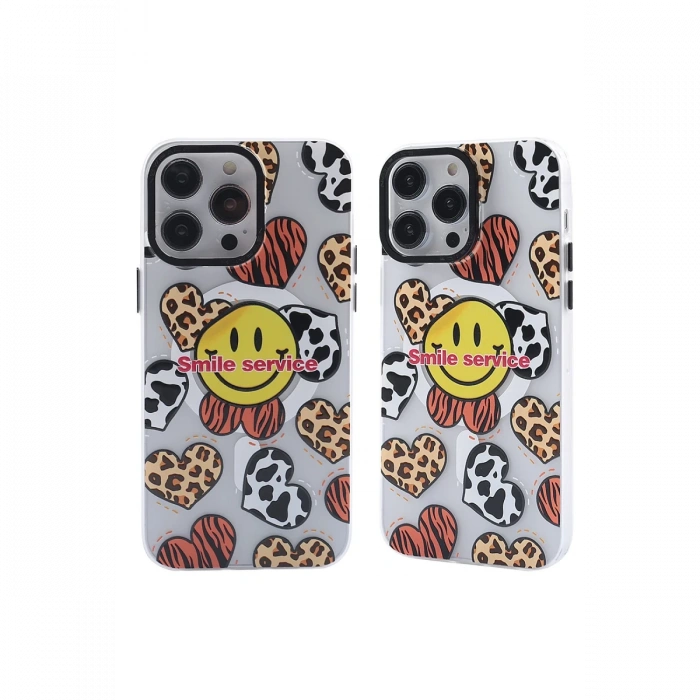 Newface iPhone 12 Pro Max Kılıf Apollo Magneticsafe Desenli Kapak
