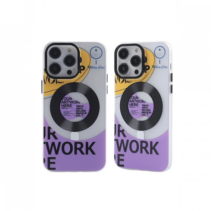 Newface iPhone 12 Pro Max Kılıf Apollo Magneticsafe Desenli Kapak
