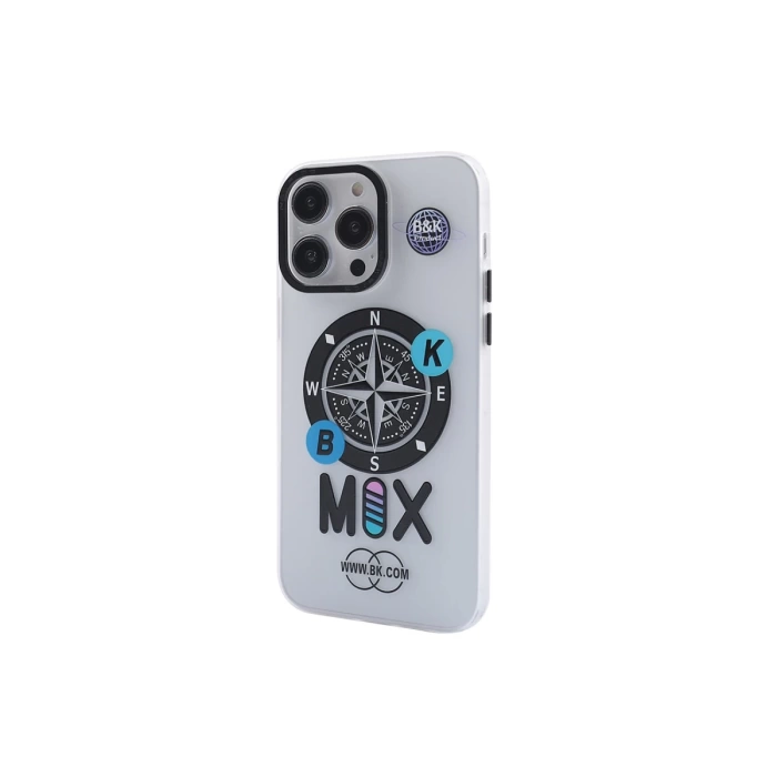 Newface iPhone 12 Pro Max Kılıf Apollo Magneticsafe Desenli Kapak