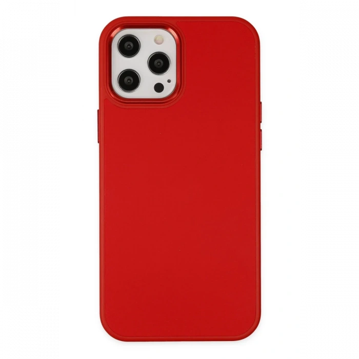 Newface iPhone 12 Pro Max Kılıf Asya Deri Silikon