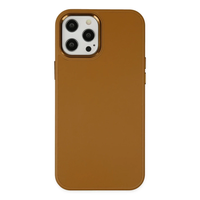 Newface iPhone 12 Pro Max Kılıf Asya Deri Silikon