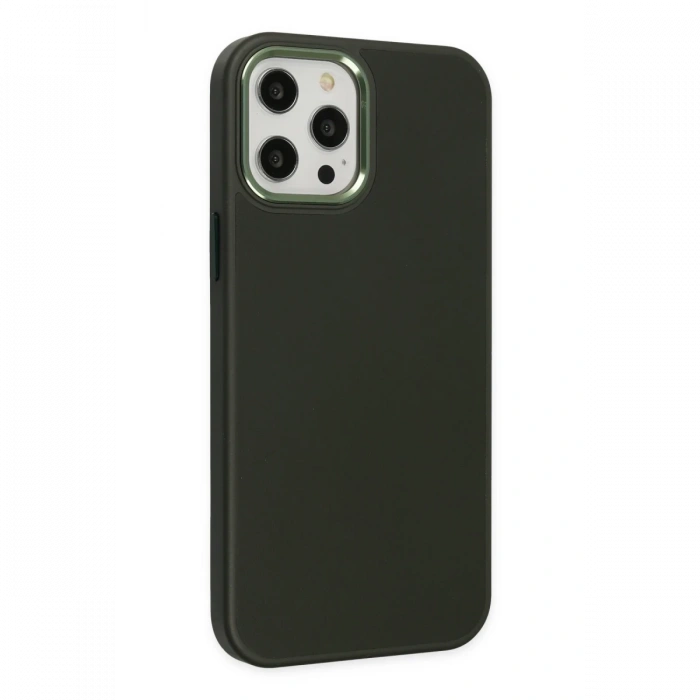 Newface iPhone 12 Pro Max Kılıf Asya Deri Silikon