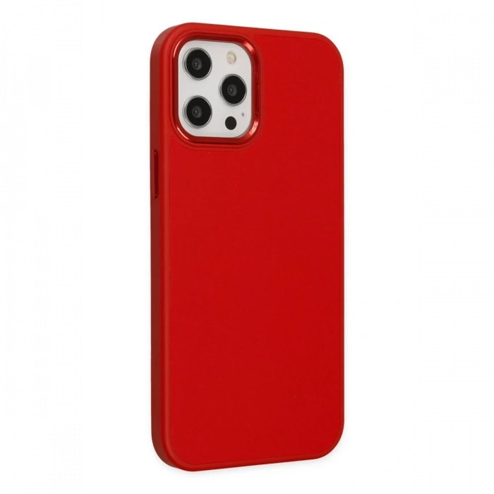 Newface iPhone 12 Pro Max Kılıf Asya Deri Silikon