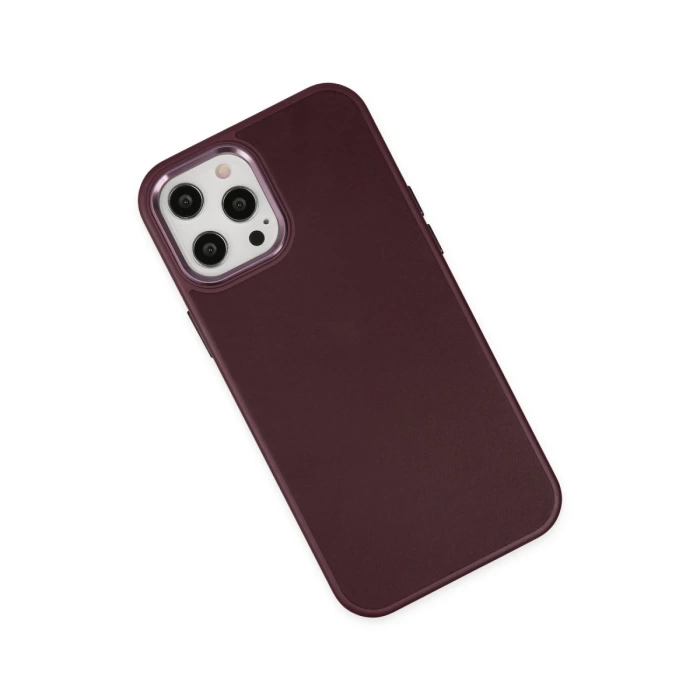 Newface iPhone 12 Pro Max Kılıf Asya Deri Silikon