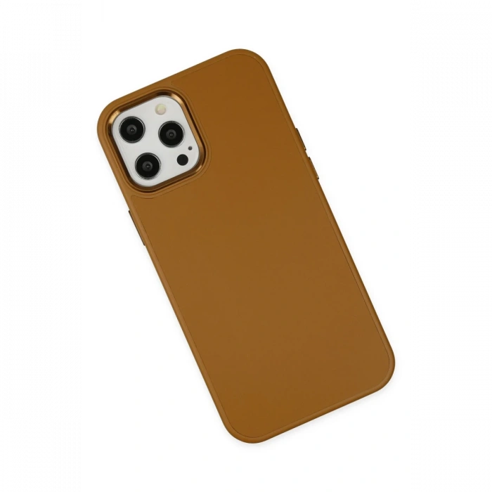 Newface iPhone 12 Pro Max Kılıf Asya Deri Silikon